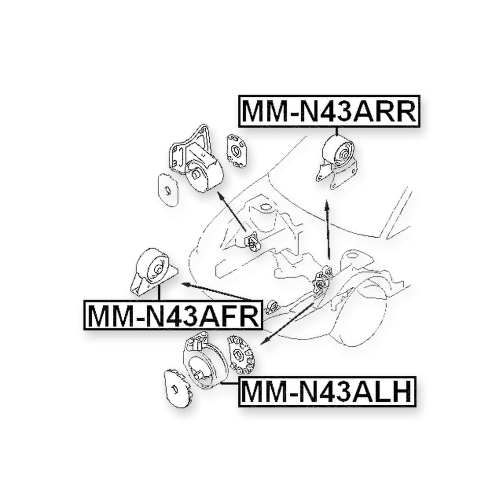 Chrysler Import Front Engine Mount At