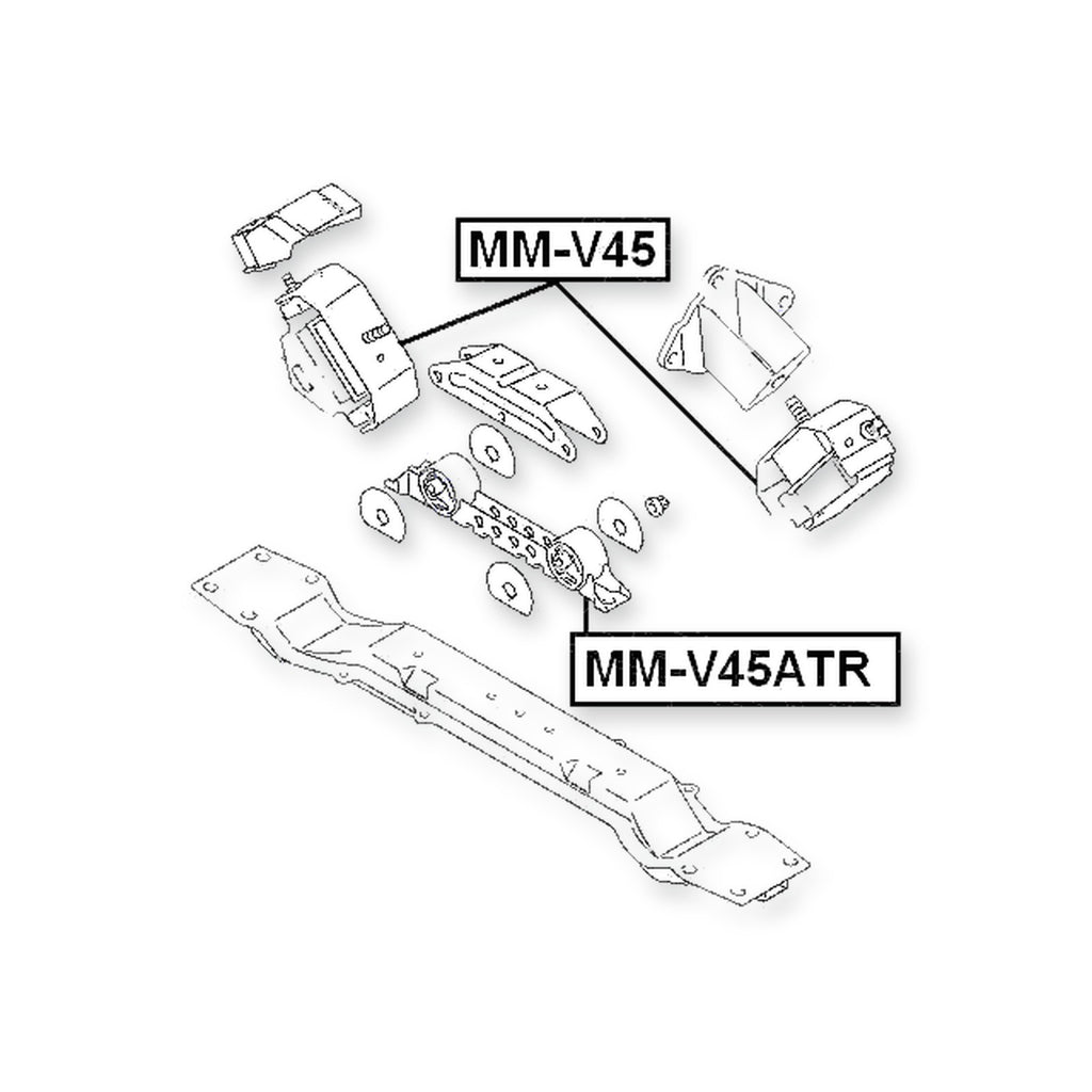 Mitsubishi Montero Rear Engine Mount At
