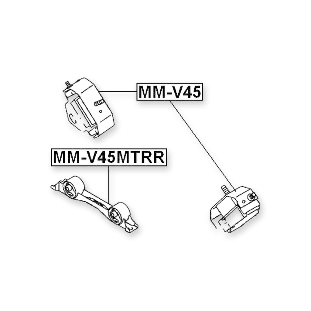 Mitsubishi Pajero Rear Engine Mount Mt