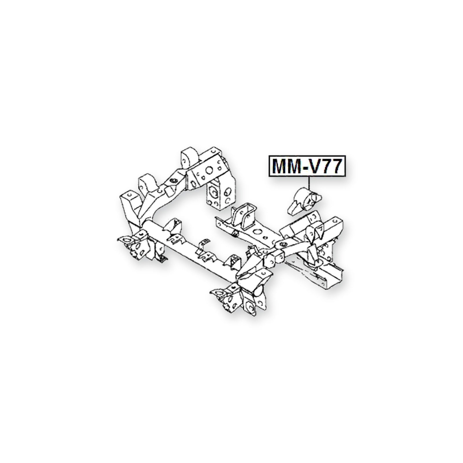 Mitsubishi Montero Front Differential Mount