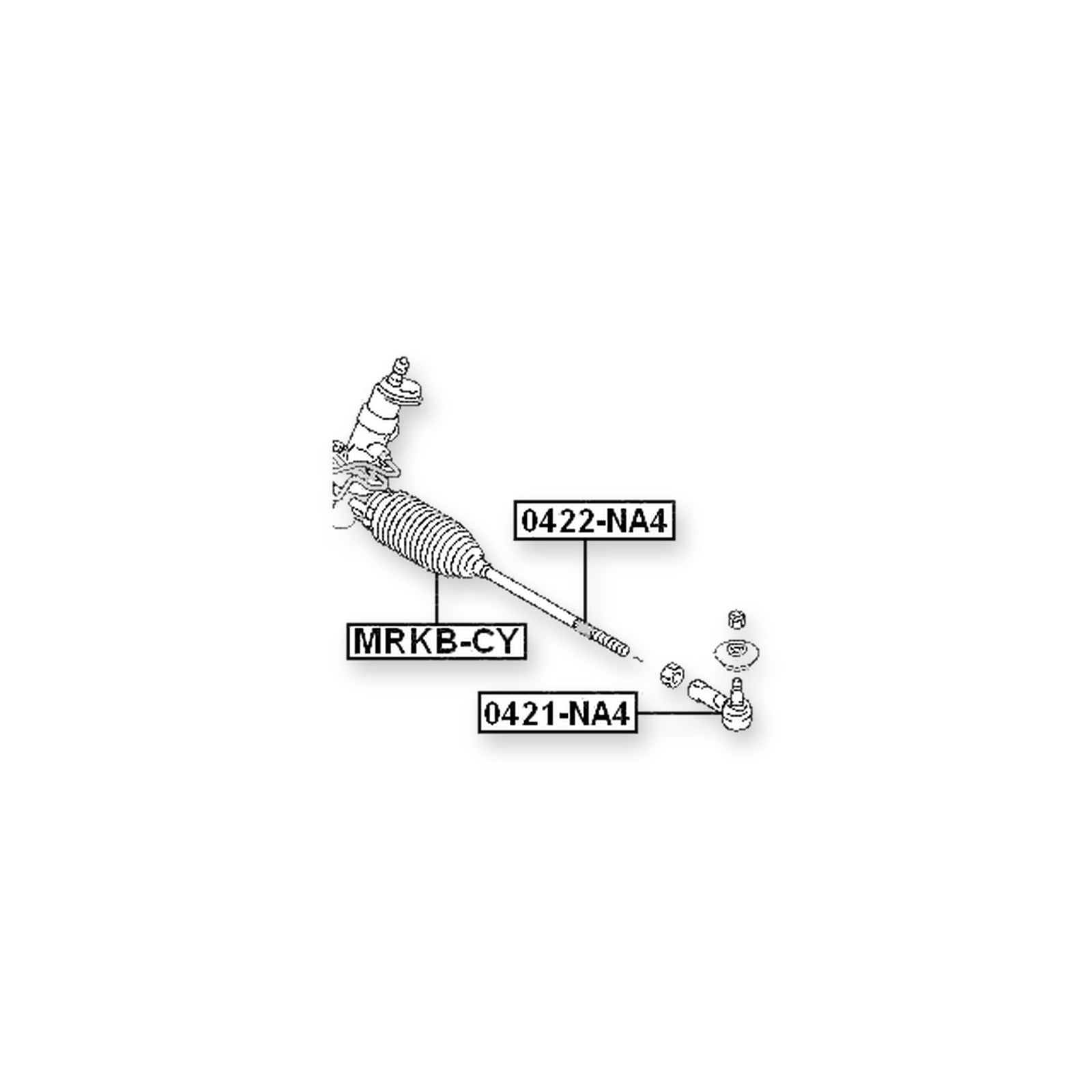 Mazda CX-7 Front Steering Gear Boot & More