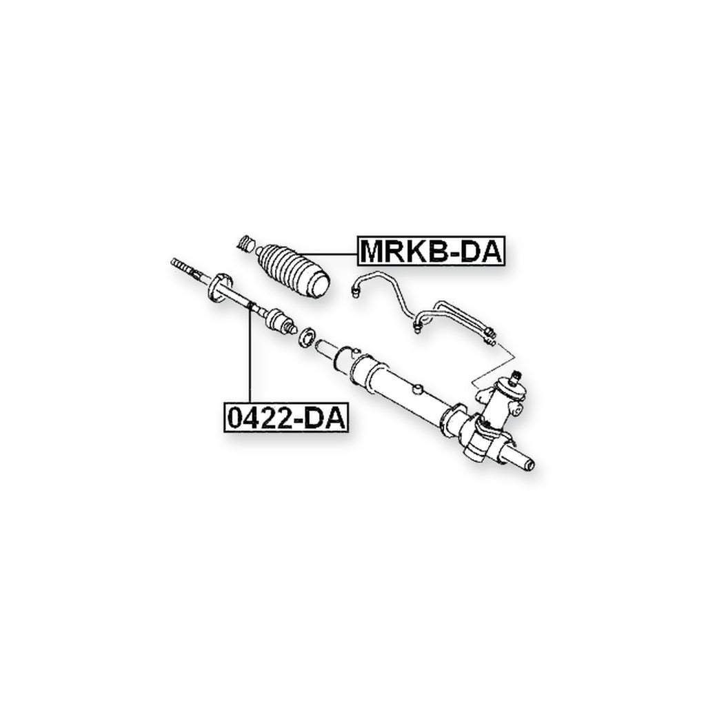 Mitsubishi Carisma DA1-6A Front Steering Gear Boot