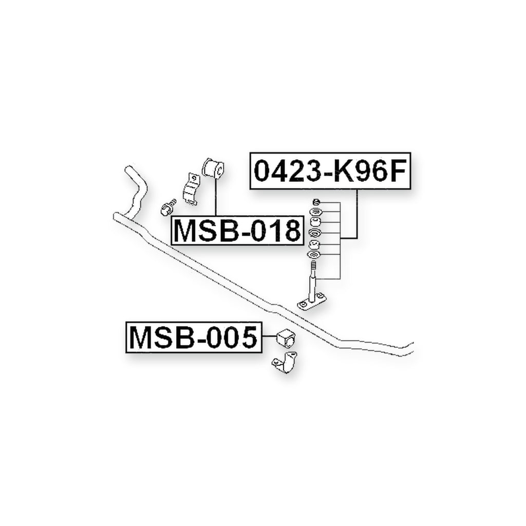 Mitsubishi Challenger Front Stabilizer Bar Bush