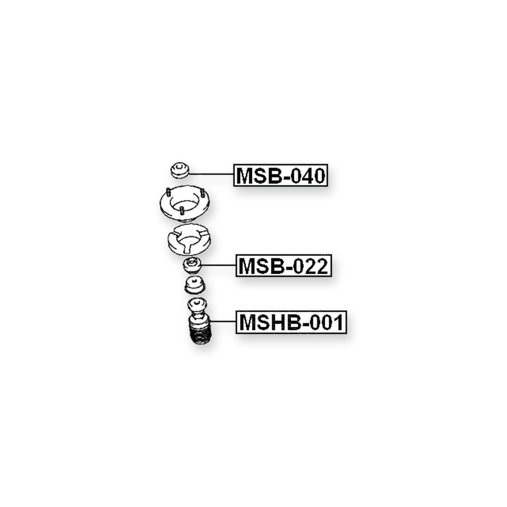 Mitsubishi Montero Front Lower Shock Absorber Bushing