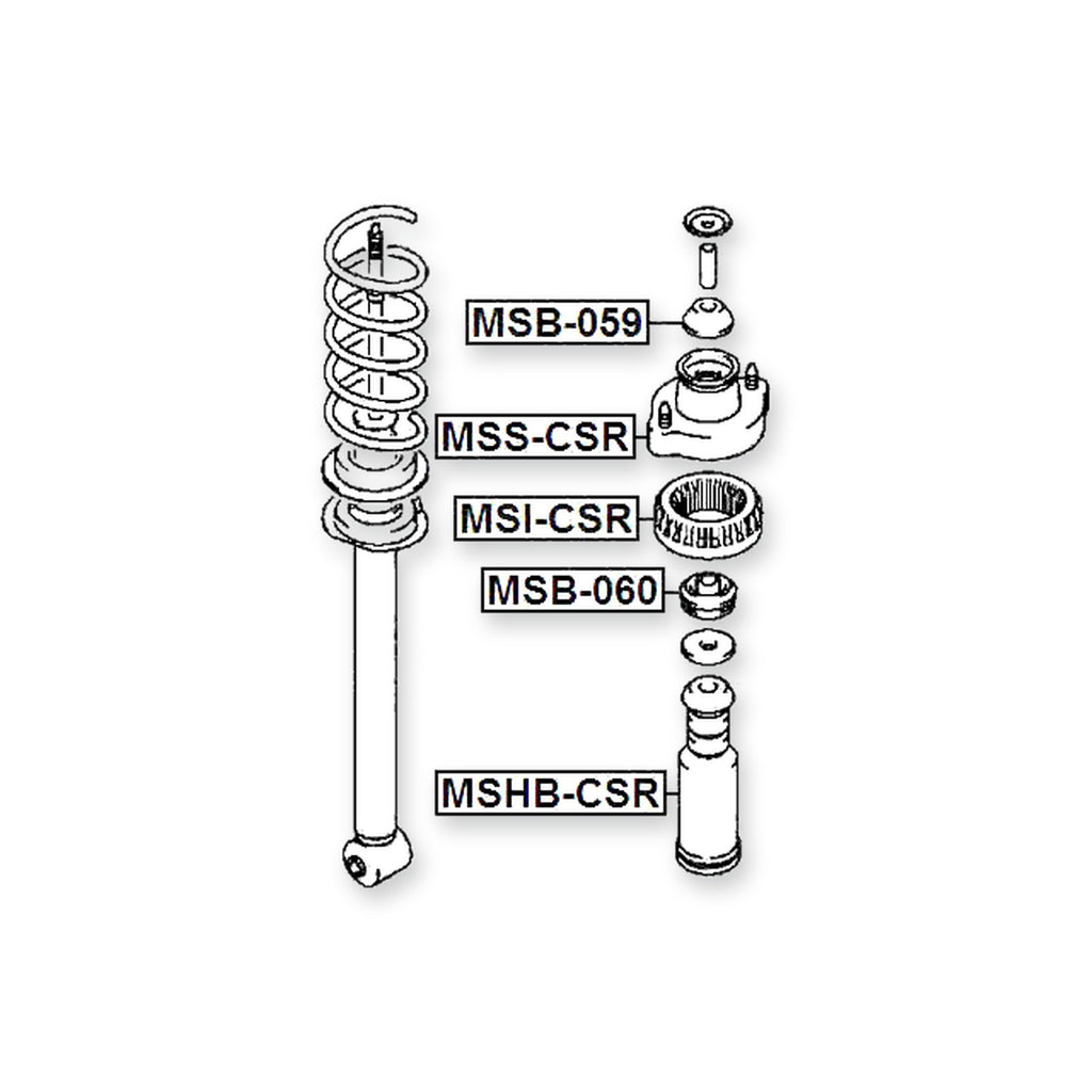 Rear Shock Absorber Bushing