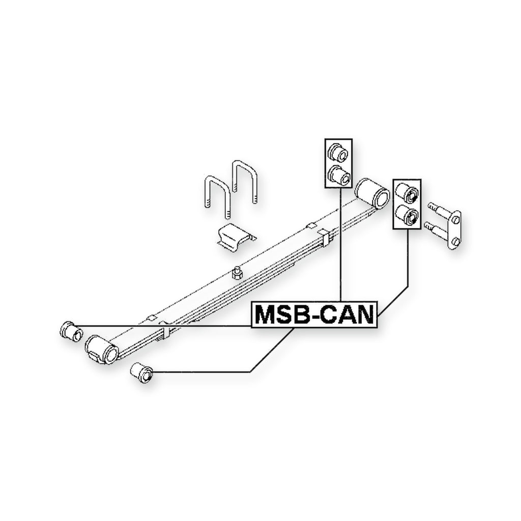 Mitsubishi Canter Fa/Fb/Fe Rear Spring Bushing
