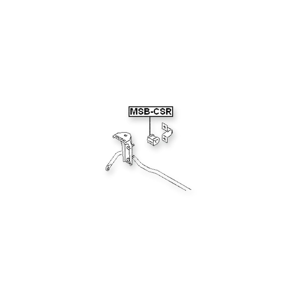 Mitsubishi Lancer Rear Stabilizer Bar Bush D12
