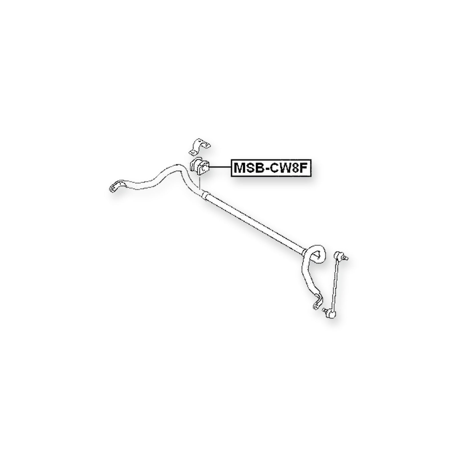 Citroen C4 Aircross Front Stabilizer Bar Bush D22 2007-2012