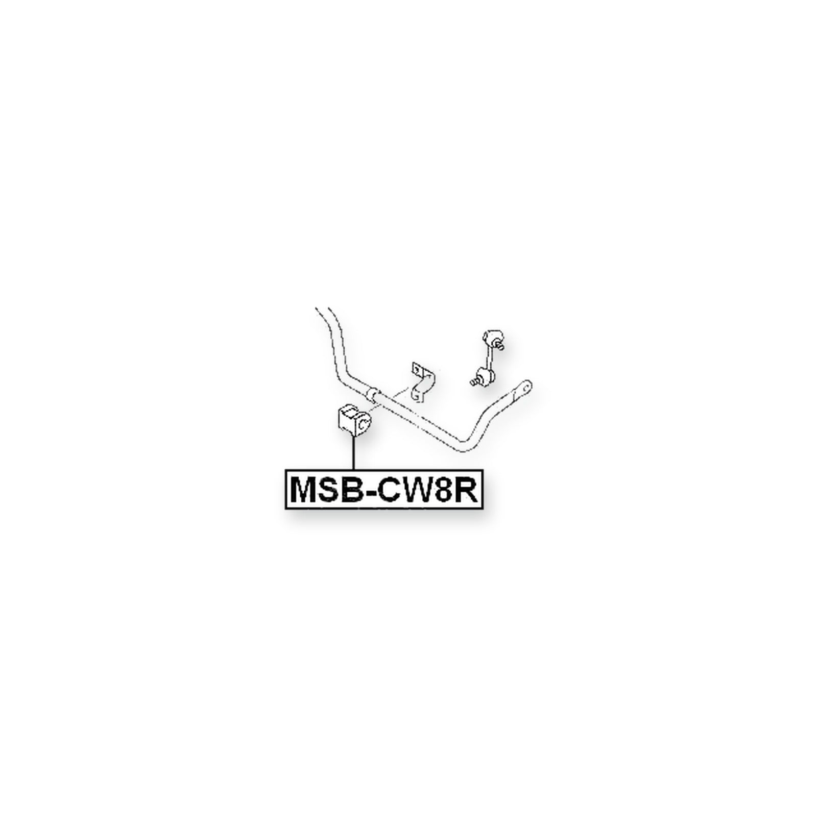 Peugeot 4007 Rear Stabilizer Bar Bush D20 2007-2012