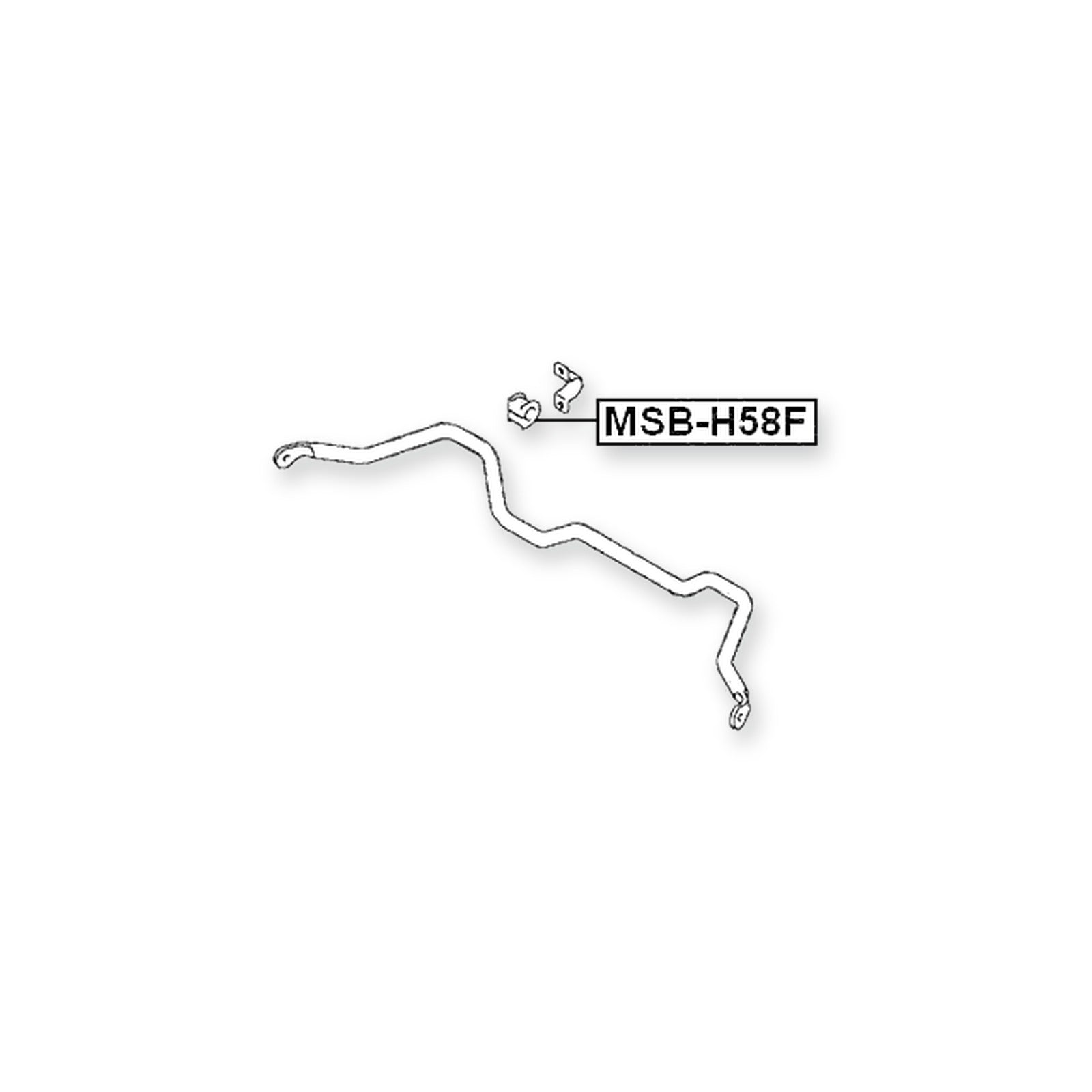 Mitsubishi Minicab Front Stabilizer Bar Bush D20