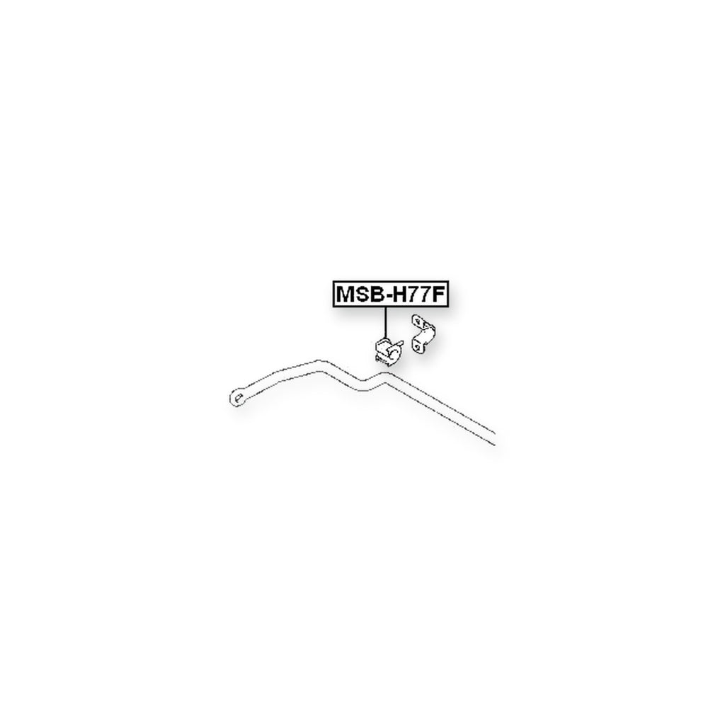 Mitsubishi Pajero Front Stabilizer Bar Bush D23