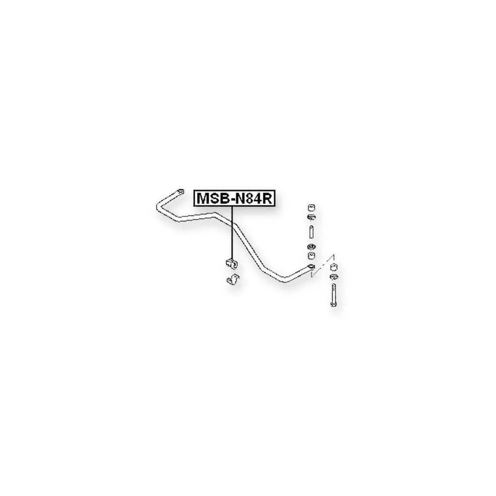 Mitsubishi Chariot Grandis Rear Stabilizer Bar Bush D22