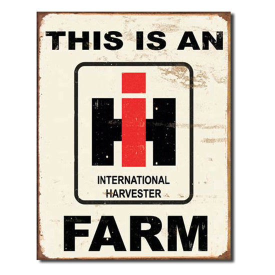 Nostalgia Signs This an International Harvester (IH) Farm Metal Sign