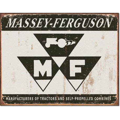 Nostalgia Signs Massey-Ferguson MF Metal Sign Reproduction 41cm x 32cm