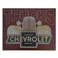 Nostalgia Signs Chevrolet Trucks 40's era Metal Sign Reproduction 41cm x 32cm