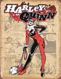 Nostalgia Signs Harley Quinn Retro Metal Sign Reproduction 32cm x 41cm