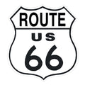 Nostalgia Signs Route 66 Shield Cut to Shape Embossed Metal Sign Reproduction