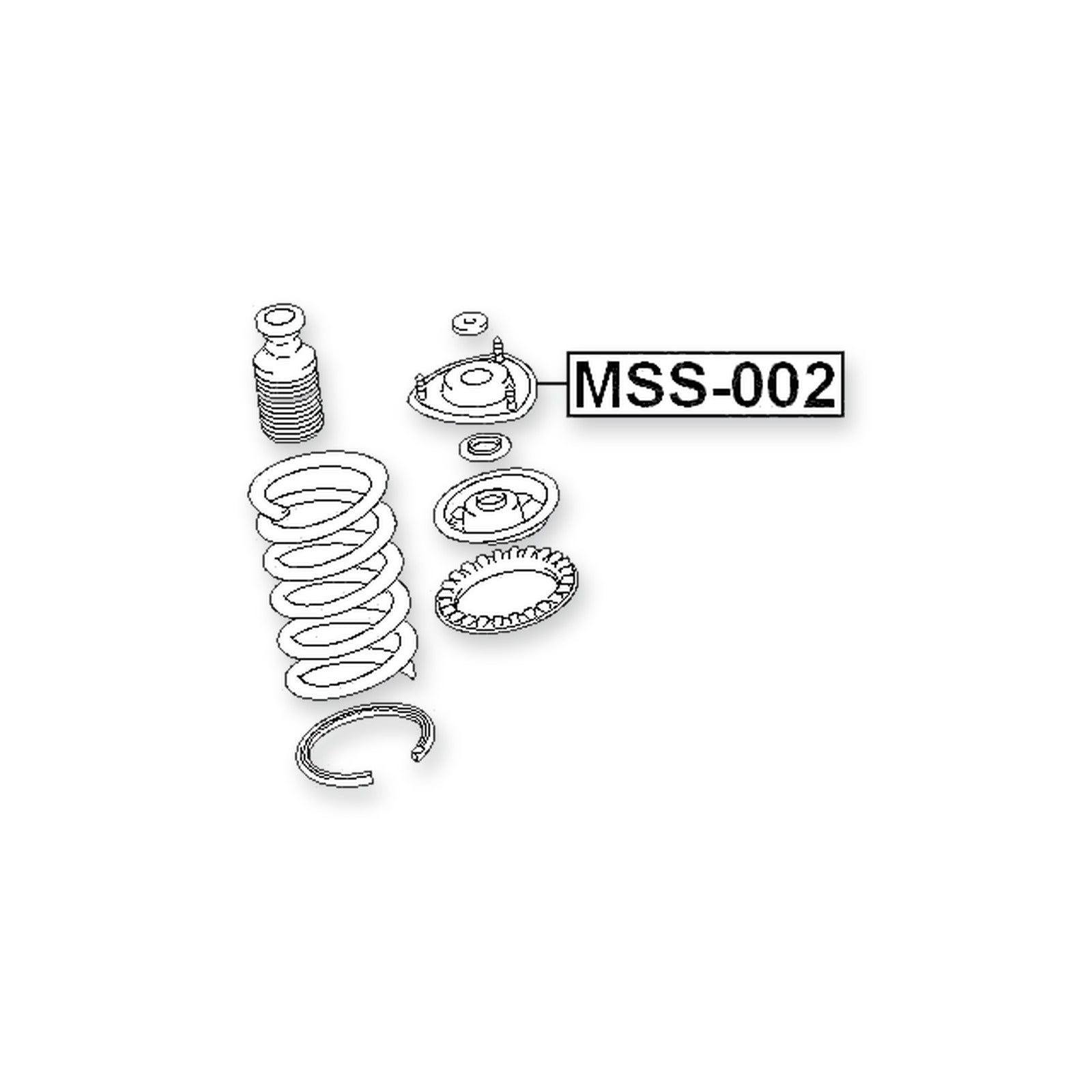 Mitsubishi Chariot Grandis Front Shock Absorber Mounting