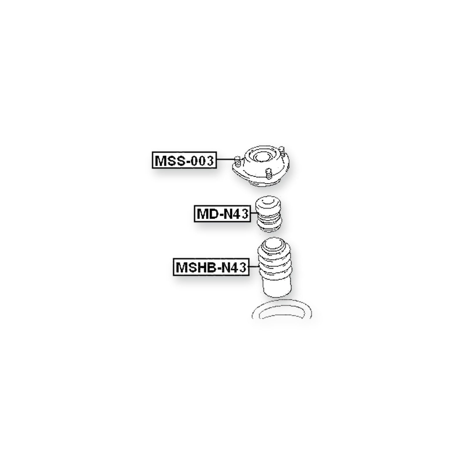 Chrysler Import Front Shock Absorber Mounting