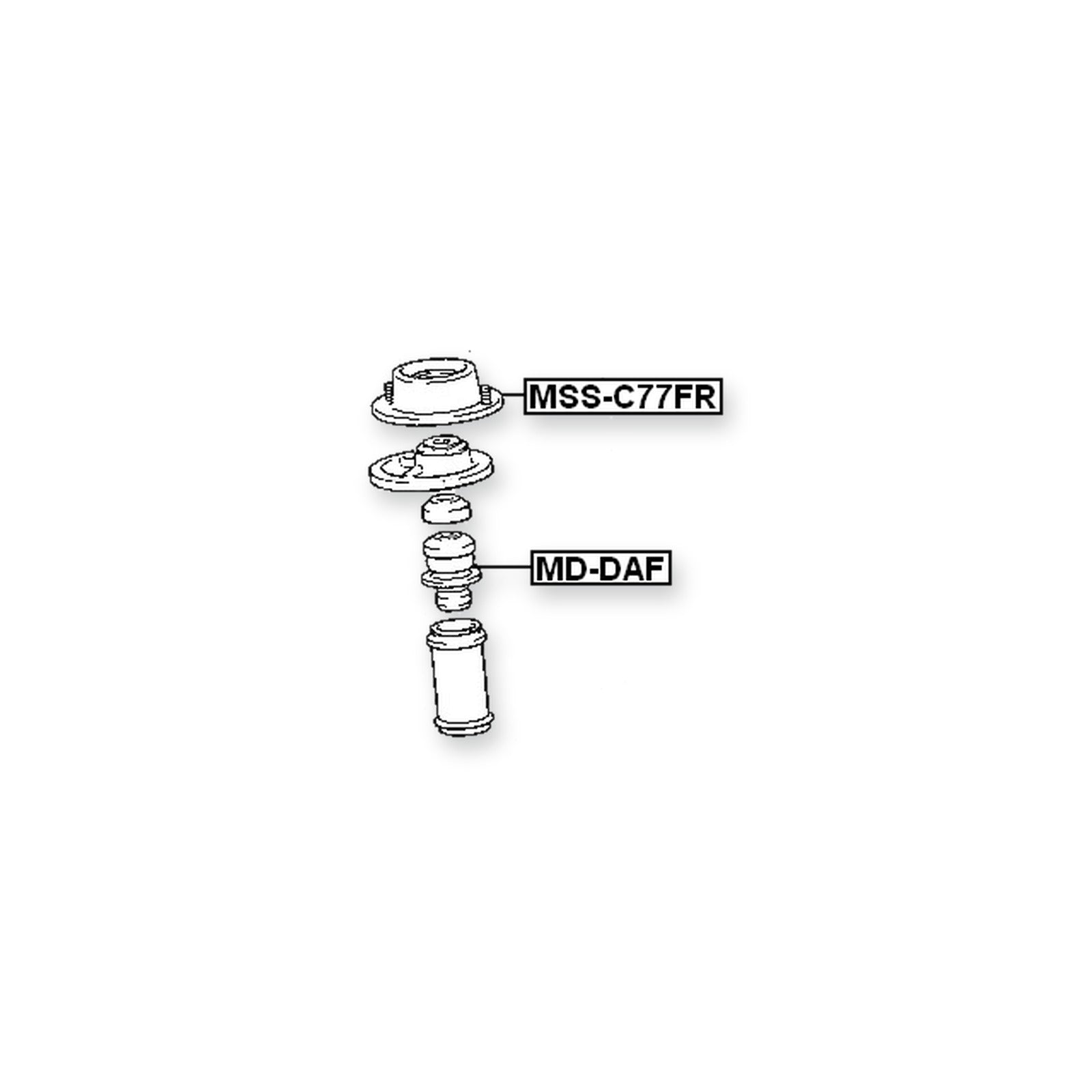 Chrysler Import Front Shock Absorber Mounting
