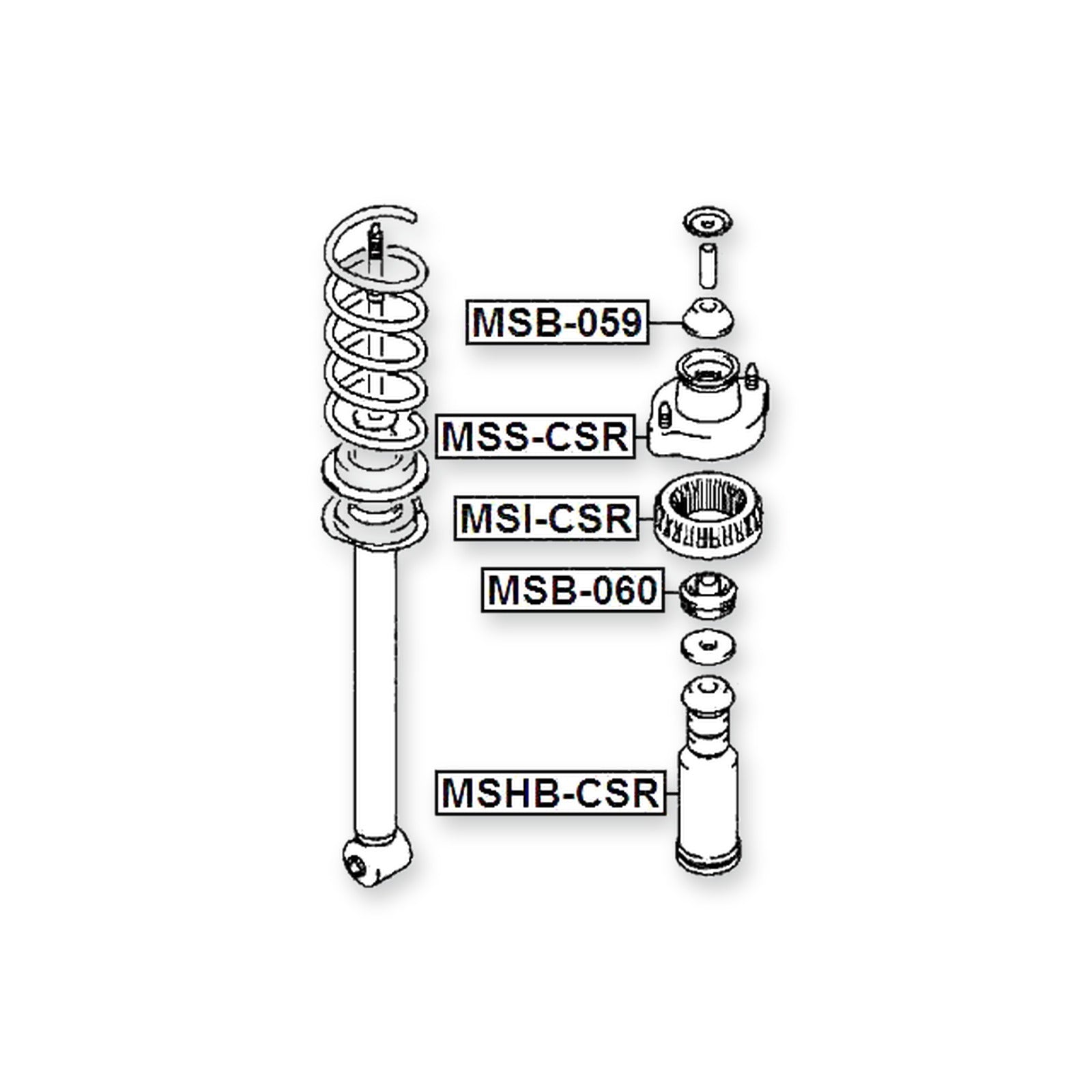 Rear Shock Absorber Mounting