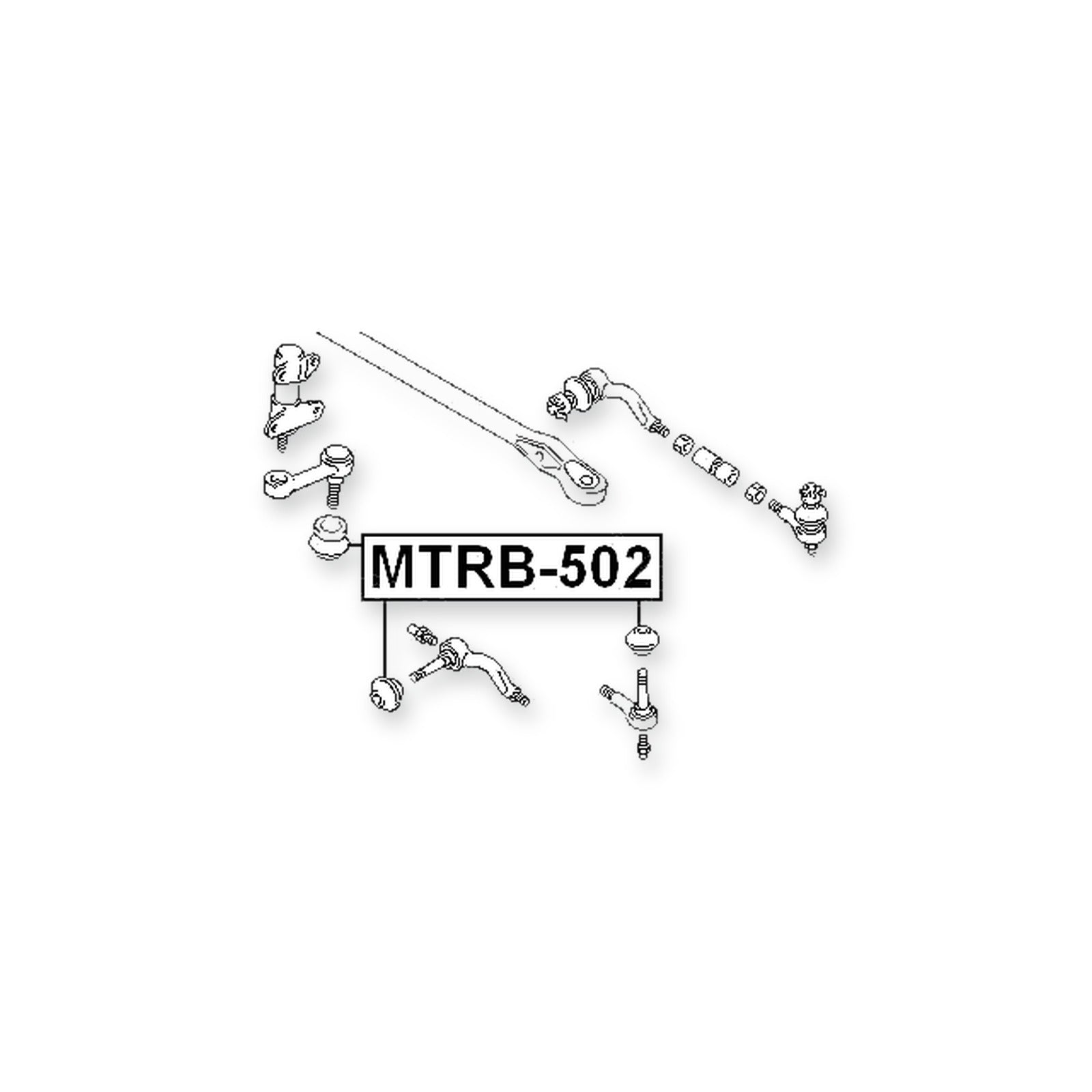 Front Tie Rod End Boot 31.8X27X14.75