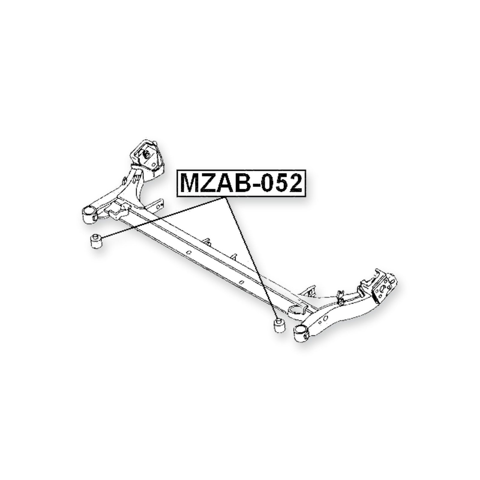 Mazda Demio Rear Crossmember Bushing