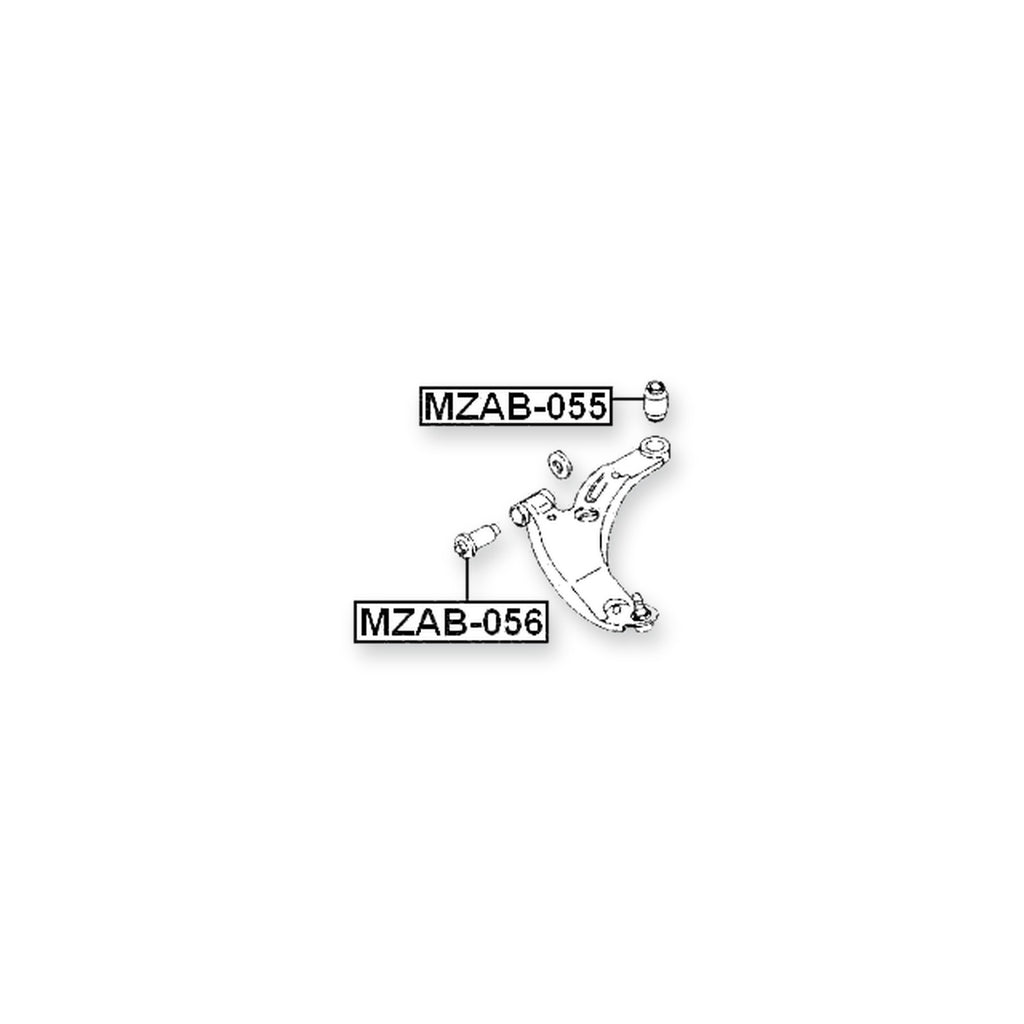 Mazda 323 Bj Front Lower Bushing, Control Arm