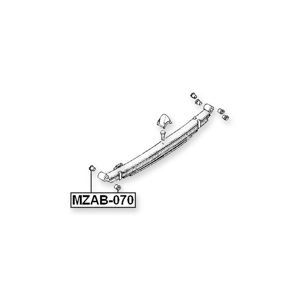 Mazda B1600 Uf Front Bushing, Leaf Spring