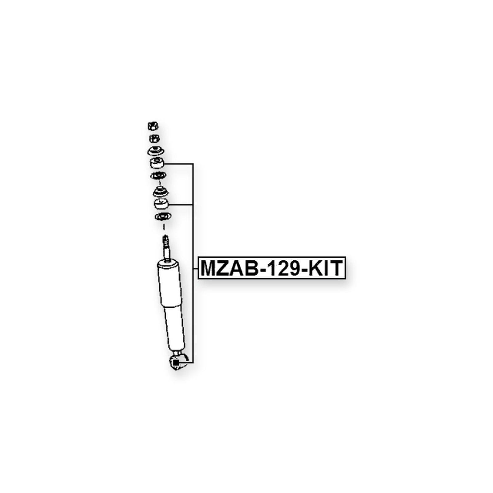 Ford Everest Front Shock Absorber Bushing Kit & More