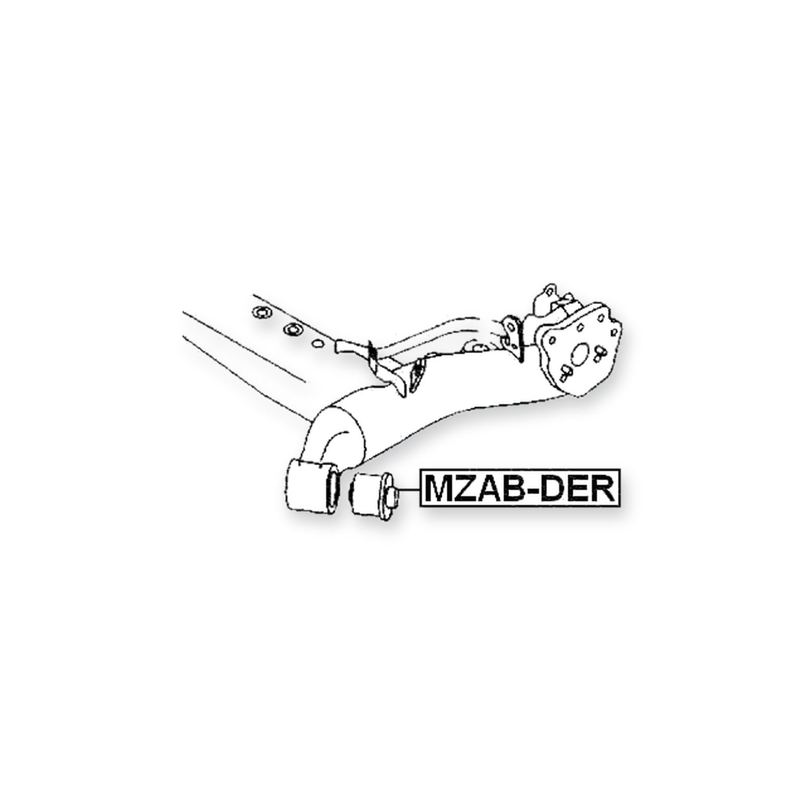 Mazda Demio Rear Crossmember Bushing