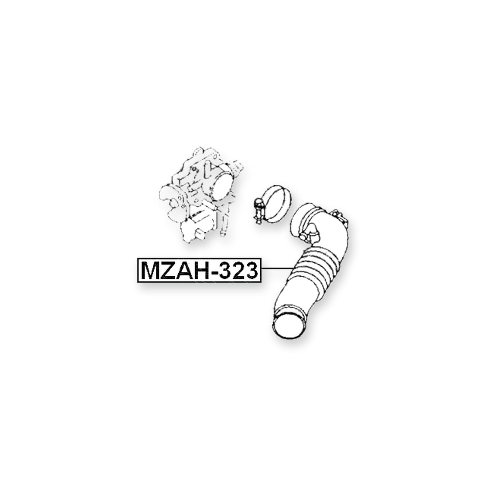 Mazda 323 Bj Air Cleaner Hose