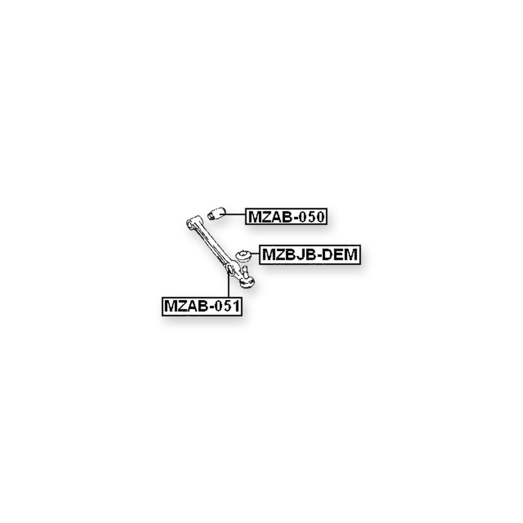 Mazda Demio Front Lower Control Arm Ball Joint Boot 34X25X15
