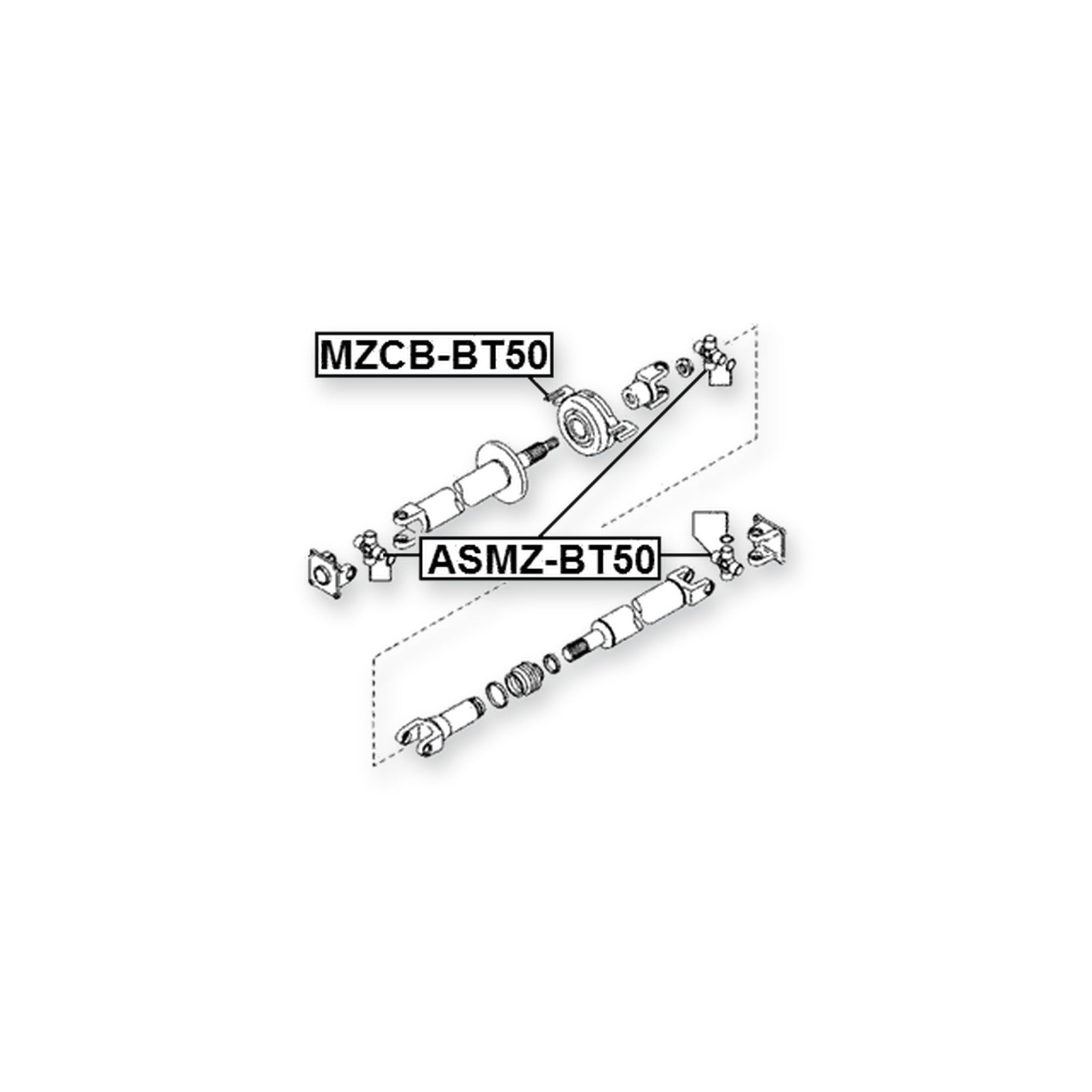 Ford Everest Drive Shaft Bearing