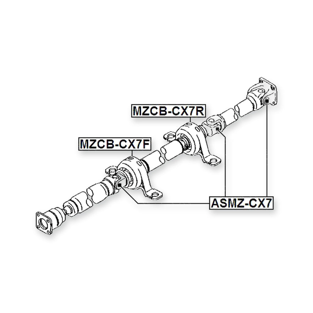 Mazda CX-7 Rear Drive Shaft Bearing
