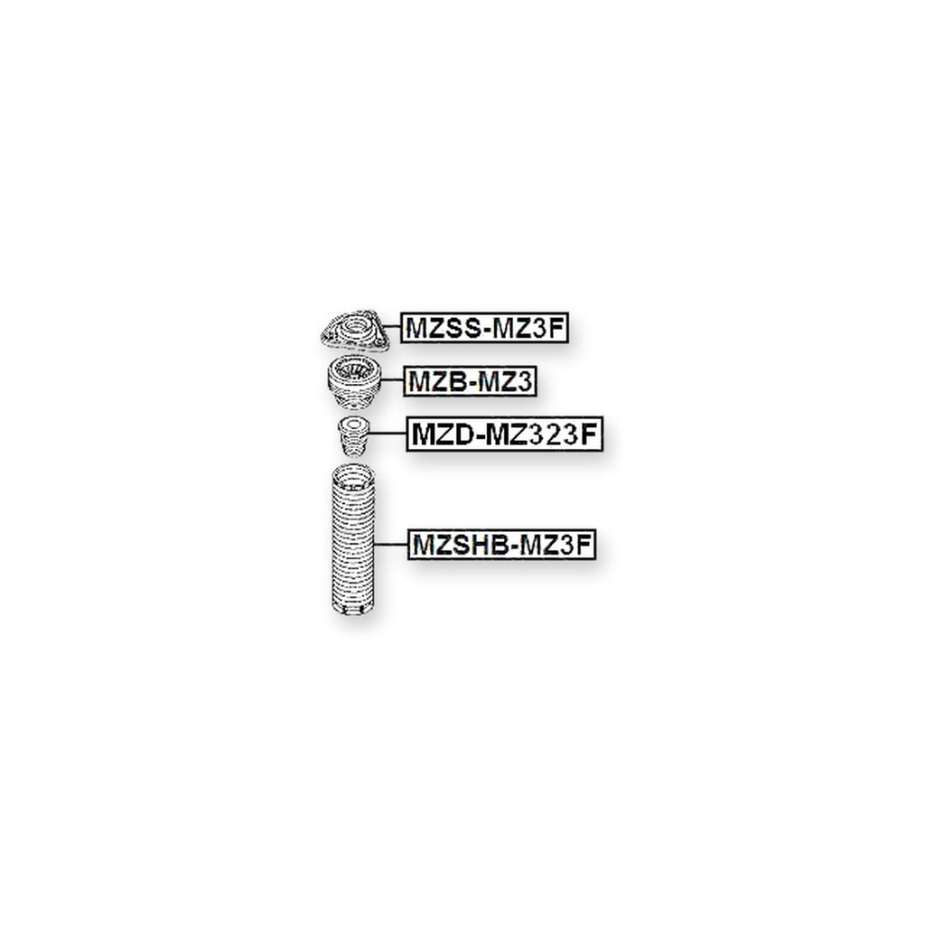 Mazda Axela Sedan & Sport Front Shock Absorber Jounce Bumper