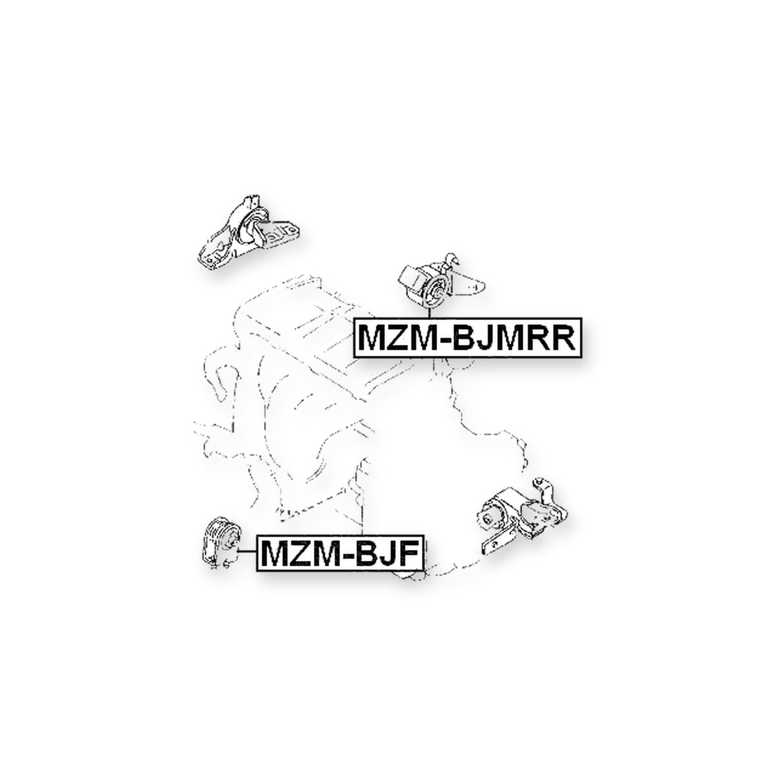 Mazda 323 Bj Rear Engine Mount Mt