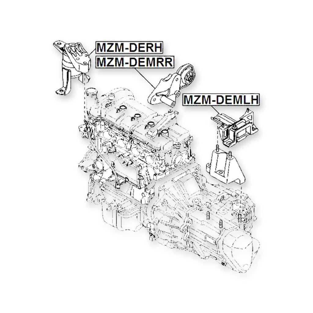 Mazda Demio Rear Engine Mount Mt