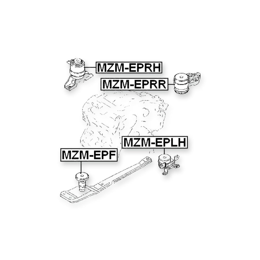 Mazda Escape Front Engine Mount