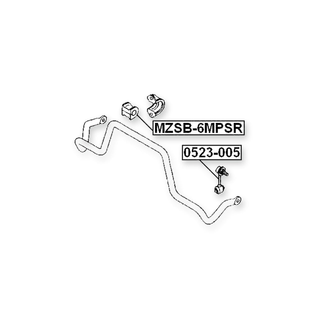 Mazda Speed Atenza Rear Stabilizer Bar Bush D22.5