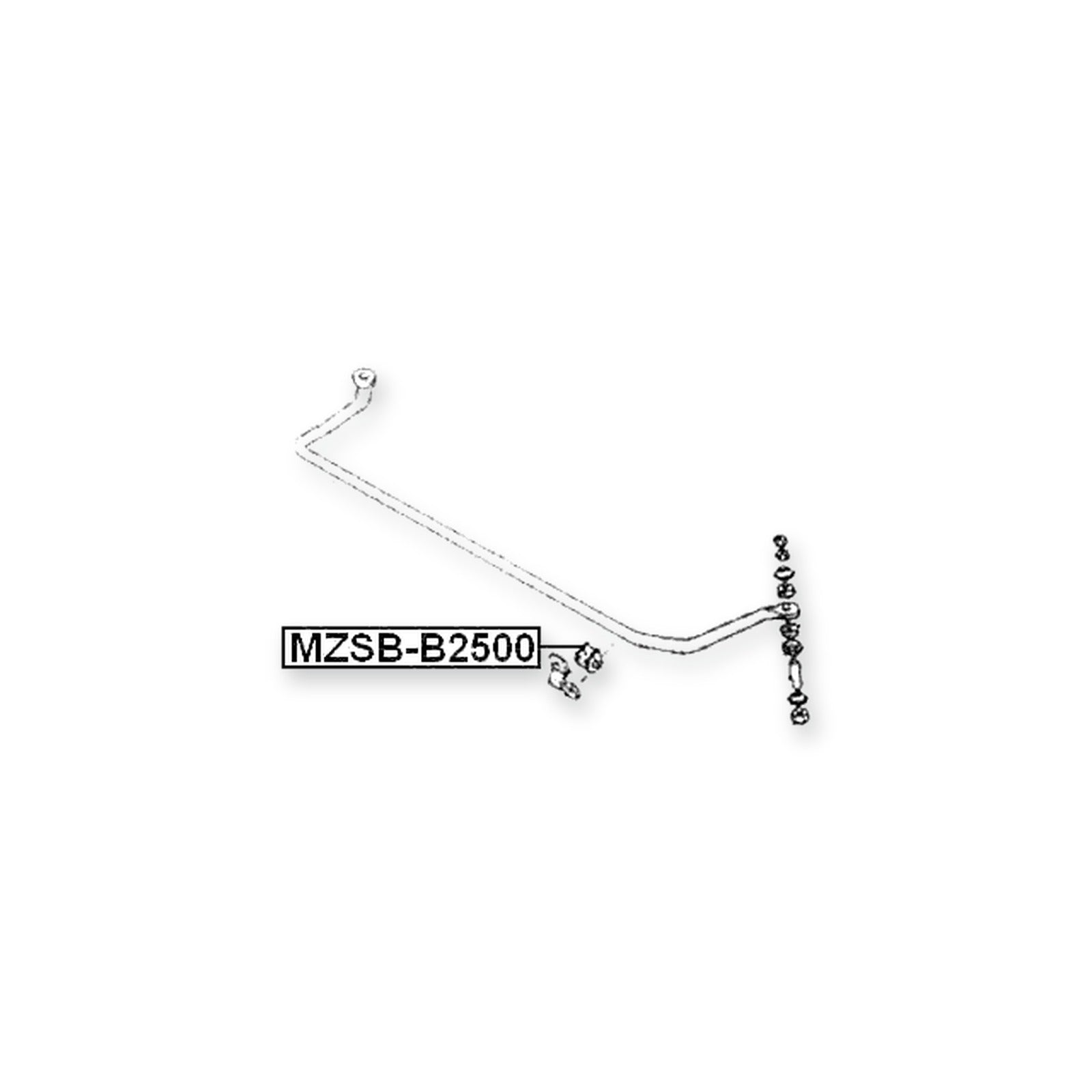 Ford Everest Front Stabilizer Bar Bush D26.4