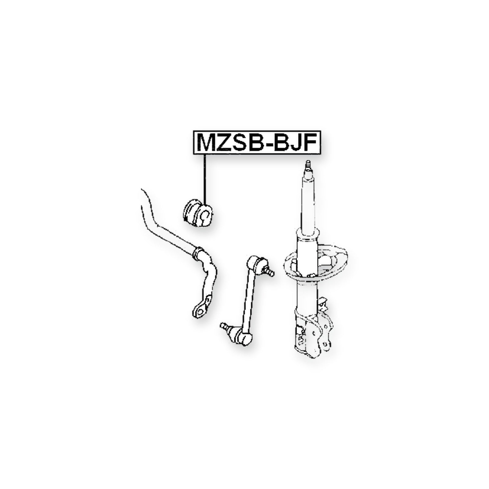 Mazda 323 Bj Front Stabilizer Bar Bush D20
