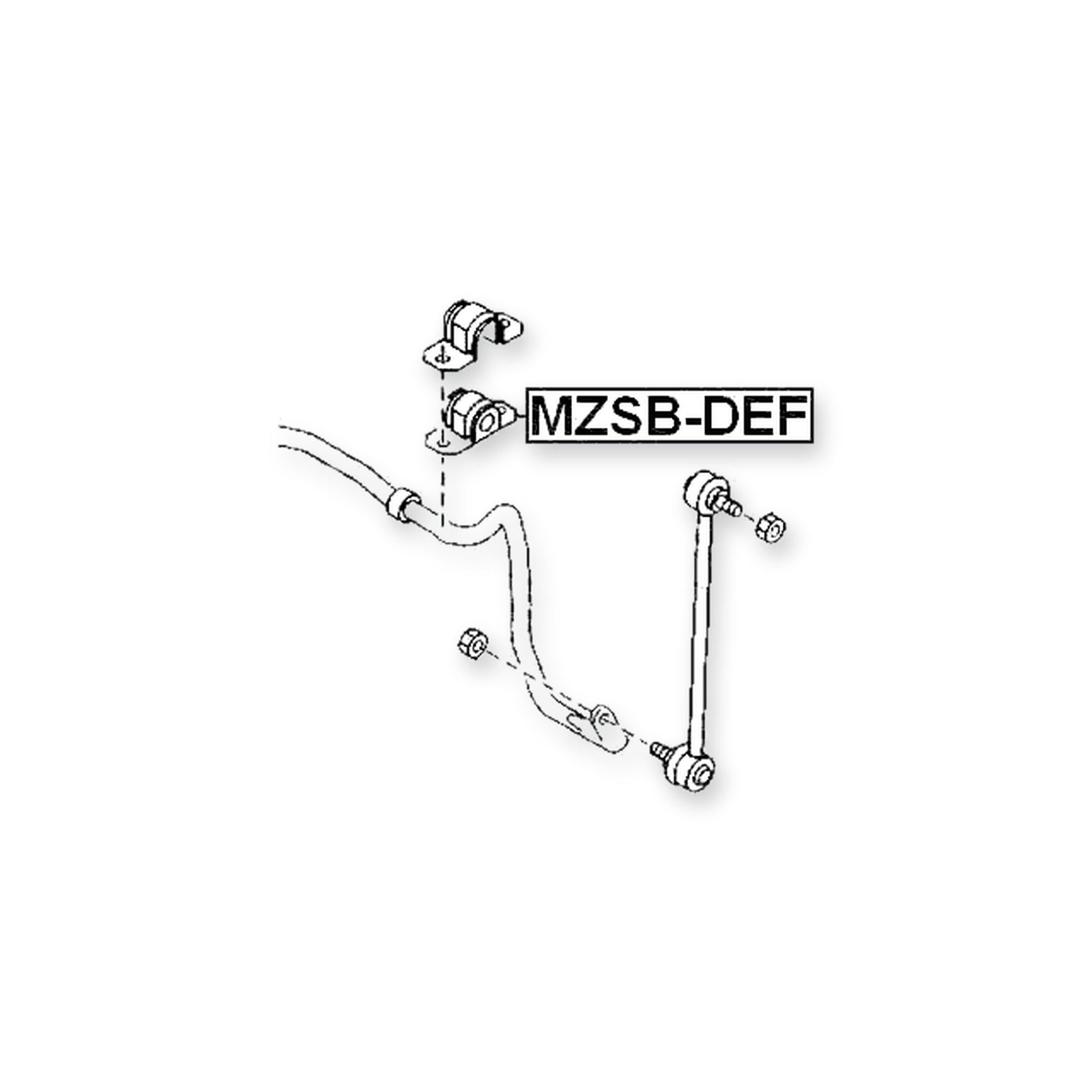 Mazda Demio Front Stabilizer Bar Bush D18