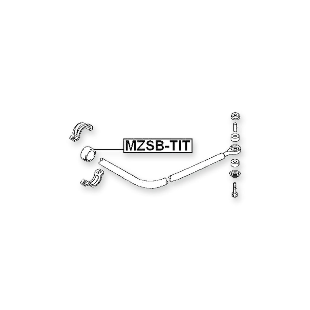 Mazda Parkway Rear Stabilizer Bar Bush D35