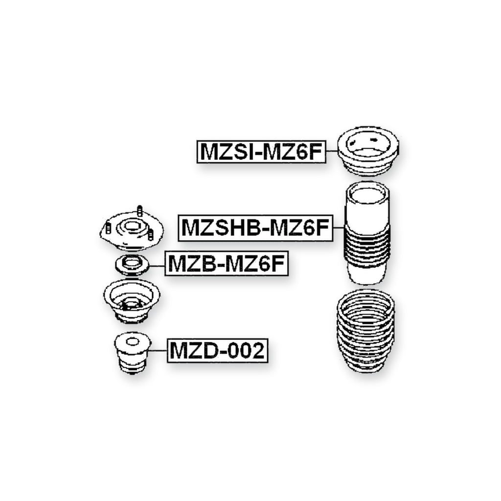 Mazda 6 Wagon Front Shock Absorber Boot