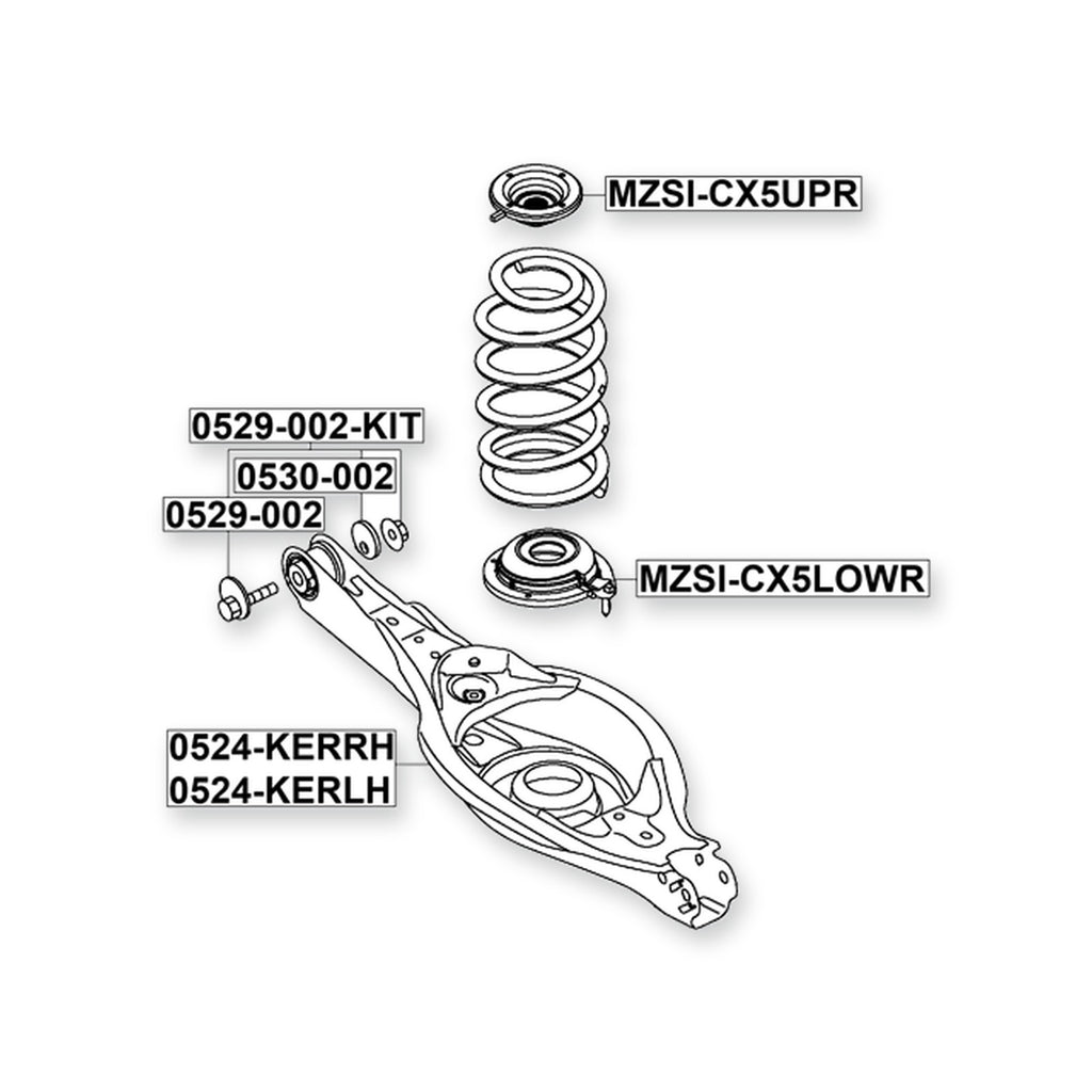 Mazda 6 Wagon Rear Lower Spring Seat