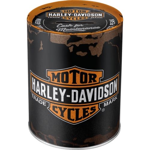 Nostalgic Art Money Box Oil Can - Harley Davidson Motorcycles