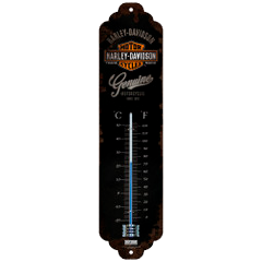 Nostalgic Art Thermometer Harley Davidson C⁰+F⁰ 6.5cm x 28cm In Hang Sell
