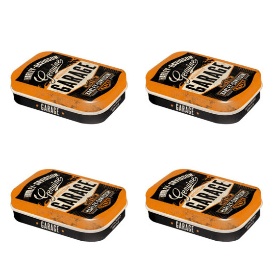 Nostalgic Art MintBox: Harley Davidson Garage Size:4 x 6 x 1.6cm sugar free