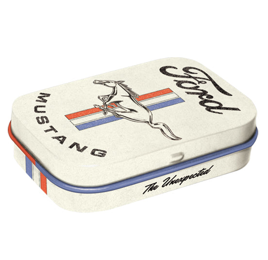 Nostalgic Art MintBox: Mustang Size:4x6 x1.6cm sugar free mints 34gm
